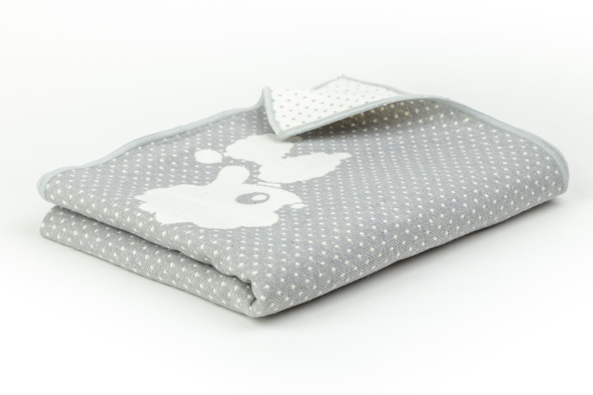 Бебешка Пелена Natural Bamboo 75 90 См. Сиви Точки Piel