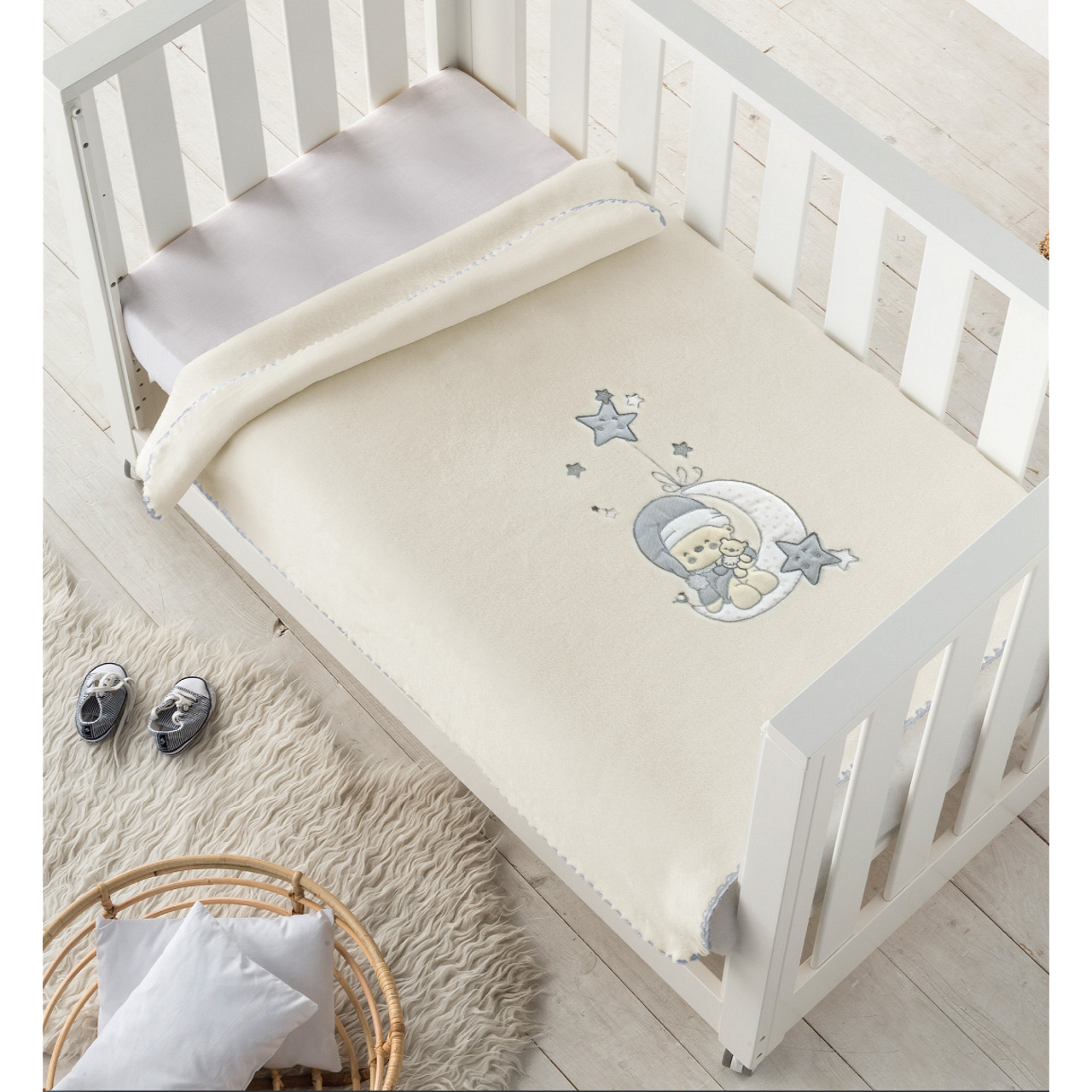 Бебешко Одеяло 80 110 См. Cuna Bord 6226 C 93 Piel