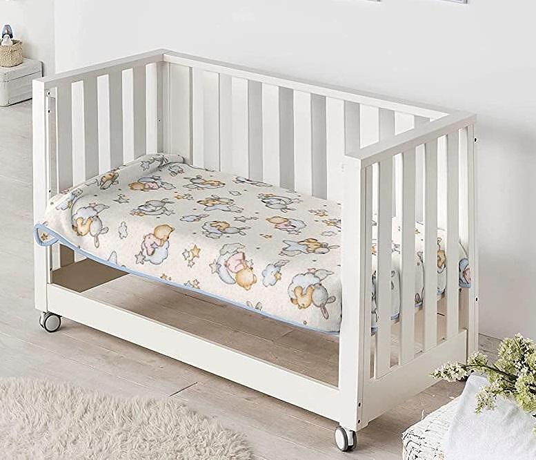 Бебешко Одеяло 80 110 См. Beige Blue Piel