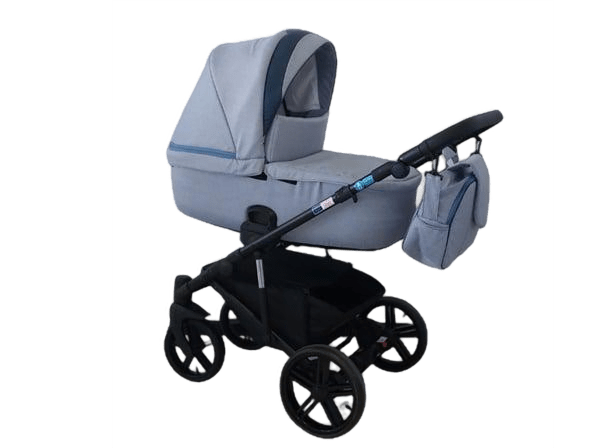 Бебешка Количка Piuma 3в1 Цвят: Син Лен Adbor