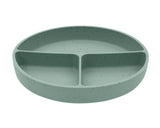 Чиния С Отделения И Вакуумно Дъно Platinum Silicone Sage