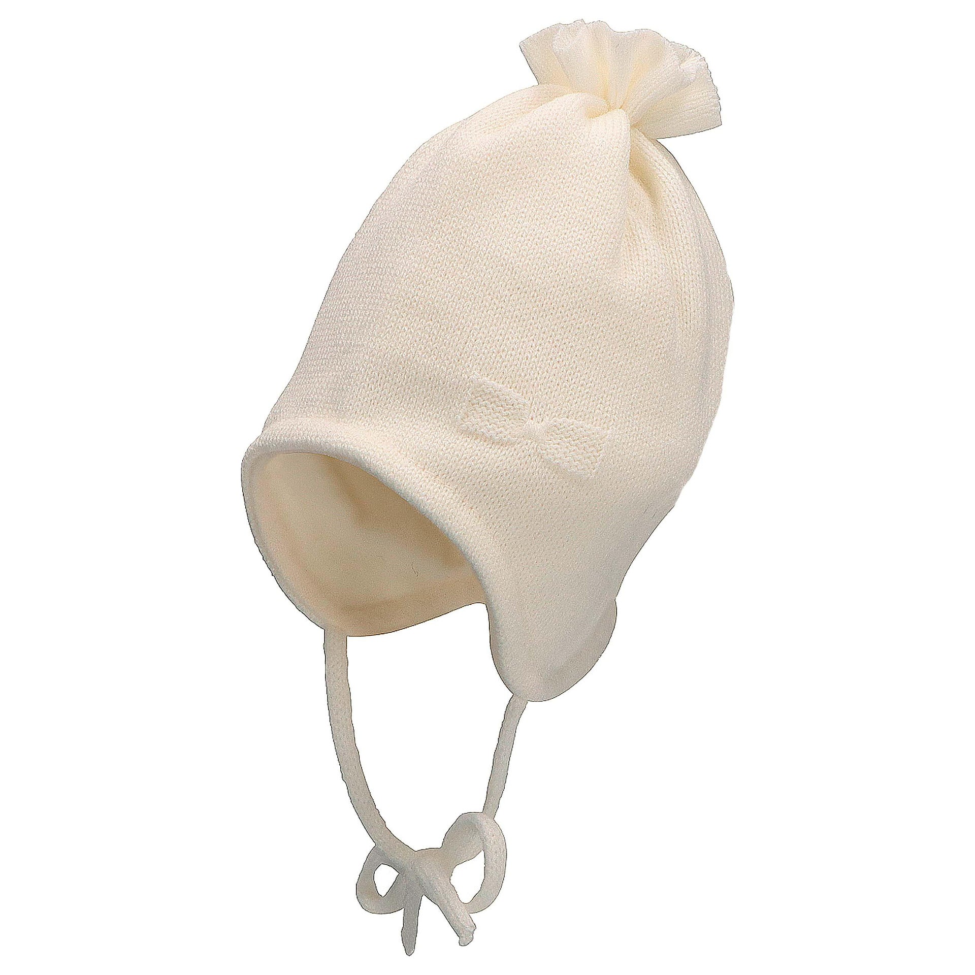 Плетена Бебешка Шапка В Екрю, 43 См. 5 6 М. Sterntaler