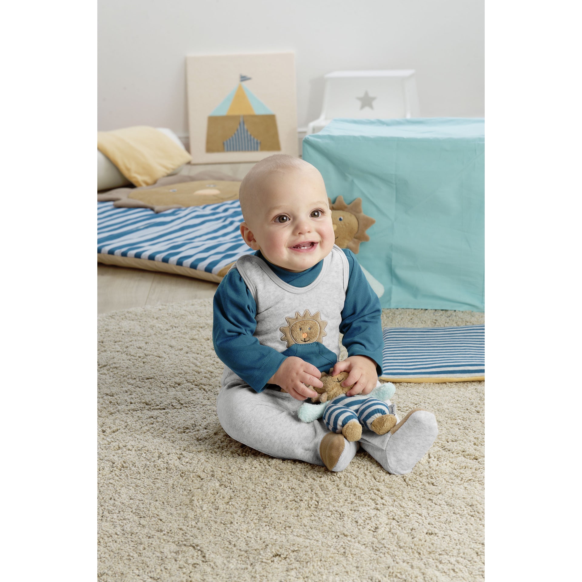 Плюшен Бебешки Комплект От 2 Части Лео, 62 См. 4 5 М. Sterntaler