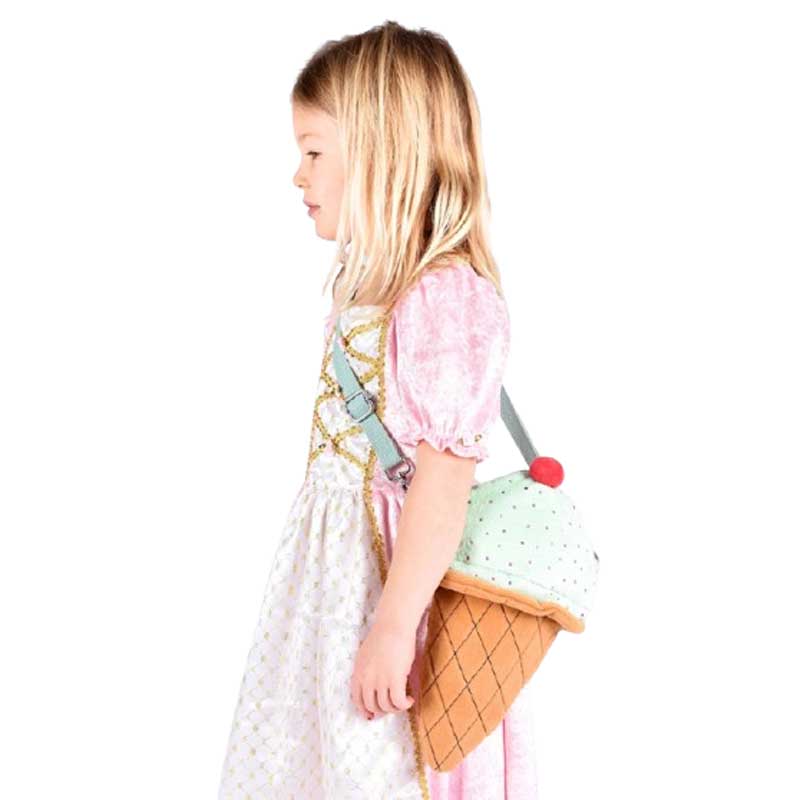 Плюшена Чантичка Сладолед 30 См С Регулируема Дръжка И Ефектен Дизайн Robetoy