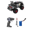 Jeep polițist off-road cu sunete spectaculoase și control RC 1:14