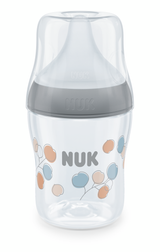 Biberon Nuk Perfect Match 150ml cu tetină din silicon, mărimea S, 0+ luni