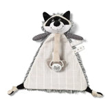 Пухкава Играчка С Държач За Залъгалка Racoon Rocky - Играчки За Бебета - Babyono - BebeMama