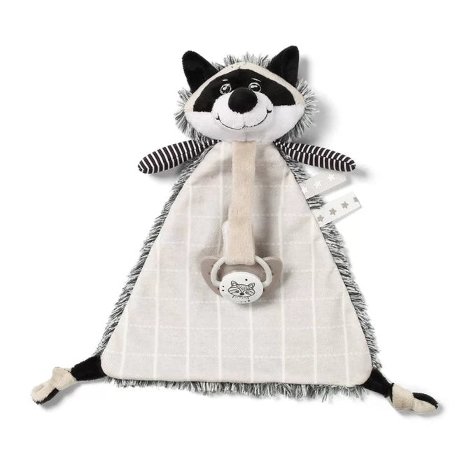 Пухкава Играчка С Държач За Залъгалка Racoon Rocky - Играчки За Бебета - Babyono - BebeMama