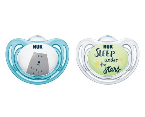 Силиконова Успокояваща Залъгалка Hello Adventure 0-6M 2 Бр. - Залъгалки - Nuk - BebeMama