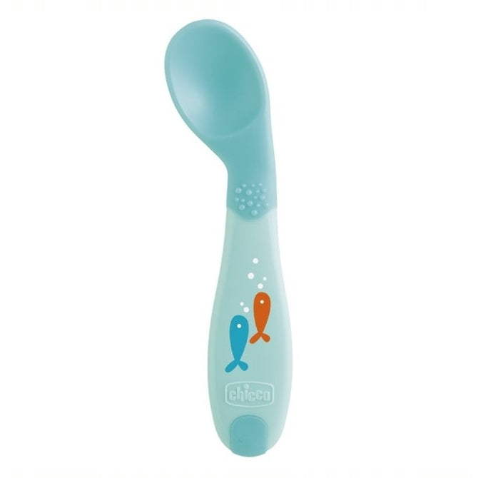 Прибори Син First 8M+ - Прибори - Chicco - BebeMama