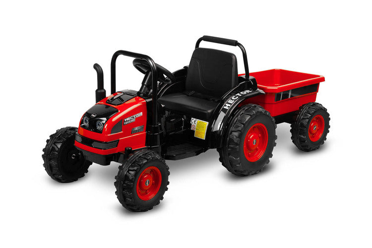 Акумулаторен Трактор Hectоr Red Caretero Toyz - Акумулаторни Коли И Мотори - Caretero Toyz - BebeMama
