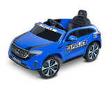 Акумулаторен Автомобил Mercedes Benz Eqc Police Син Caretero Toyz