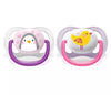Залъгалки Ultra Air 0-6 Girl, 2 Броя - Залъгалки - Philips Avent - BebeMama