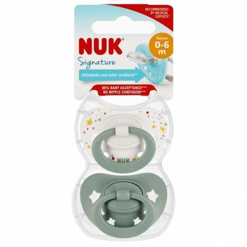 Успокояващ Биберон Soothing Tat 0-6 2 Бр. - Залъгалки - Nuk - BebeMama