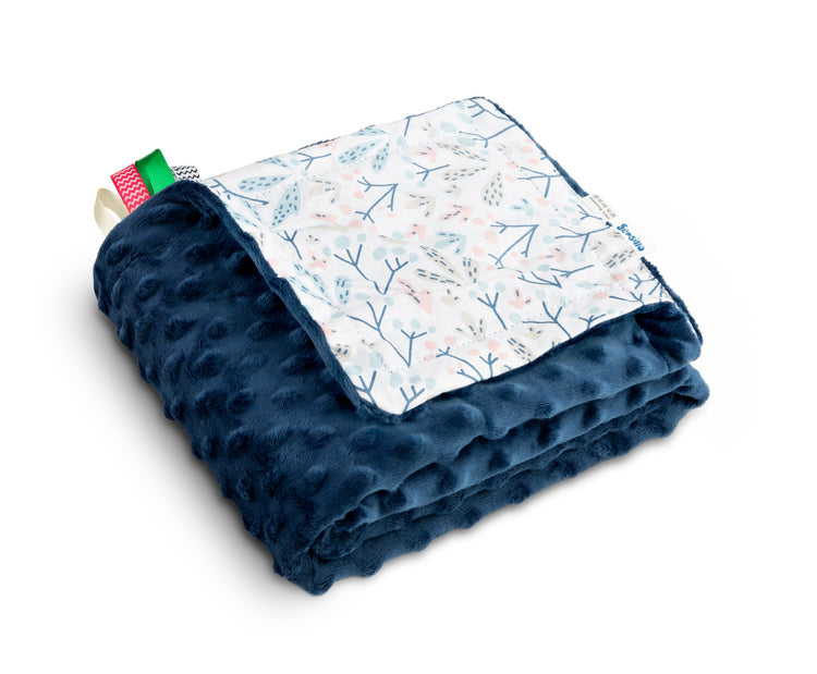 Одеяло- Navy Син Viburnum 100X80 - Одеяла - Sensillo - BebeMama