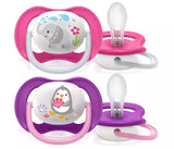 Залъгалки Ultra Air 6-18 Girl, 2 Броя - Залъгалки - Philips Avent - BebeMama
