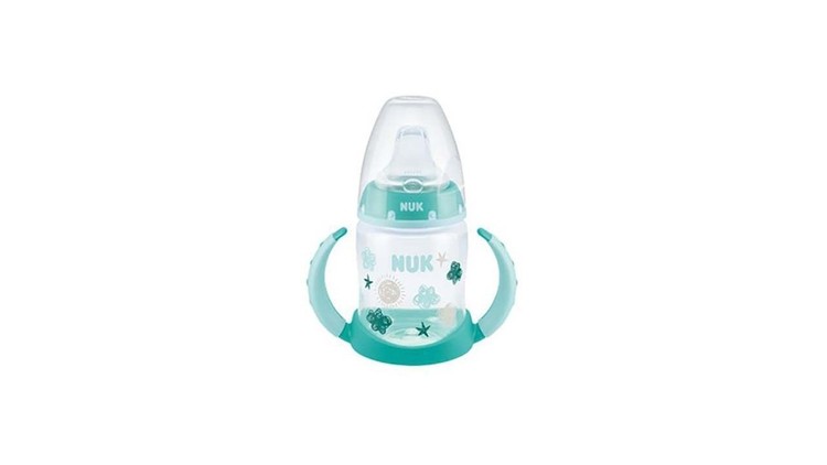 Бутилка 150 Мл Temperature Control + Дръжка + Силиконов Накрайник - Шишета За Хранене - Nuk - BebeMama