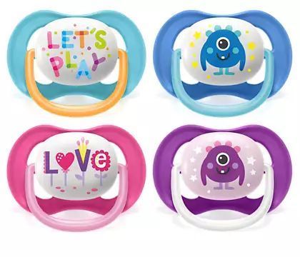 Залъгалки Ultra Air 6-18 Mix, 4 Броя - Залъгалки - Philips Avent - BebeMama