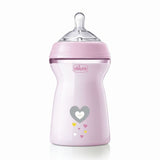 Шише Chicco - Natural Feeling 6+ 330 Мл Момиче - Шишета За Хранене - Chicco - BebeMama