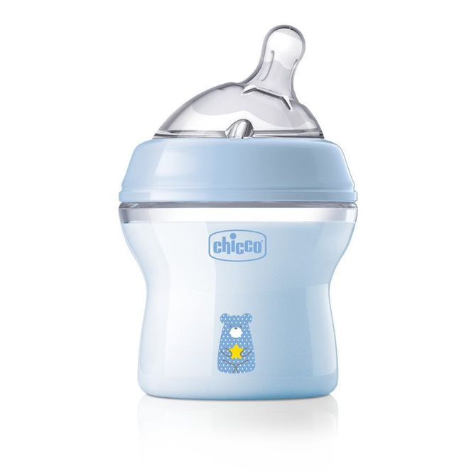 Шише Chicco - Natural Feeling 0+ 150 Мл Момче - Шишета За Хранене - Chicco - BebeMama