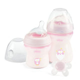 Подаръчен Комплект Шишета Chicco - Natural Feeling За Момиче - Шишета За Хранене - Chicco - BebeMama