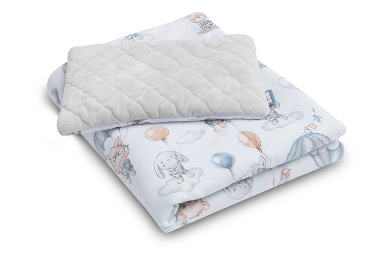 Спален Комплект За Кошара Flight In Clouds Plush Karo - Спални Комплекти - Sensillo - BebeMama