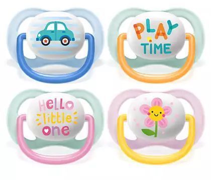 Залъгалки Ultra Air 0-6 Mix, 4 Броя - Залъгалки - Philips Avent - BebeMama