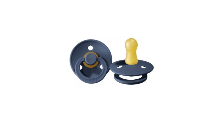 Успокояваща Залъгалка Steel Син 6+ (M) - Залъгалки - Bibs - BebeMama