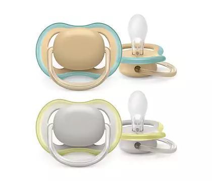 Залъгалки Ultra Air 0-6 Non, 2 Броя - Залъгалки - Philips Avent - BebeMama