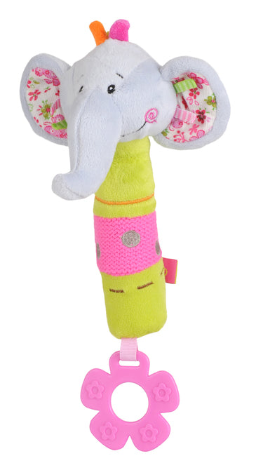 Велурена Играчка Слонче - Дрънкалки - BabyOno - BebeMama
