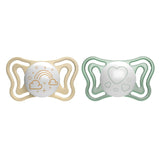 Силиконова Залъгалка Physio Light 2-6 2 Бр. Lumi - Залъгалки - Chicco - BebeMama