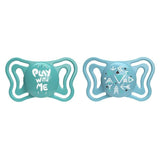 Силиконова Залъгалка Physio Light 16-36M 2 Бр. Синя - Залъгалки - Chicco - BebeMama