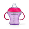 Cană anti-scurgere cu cioc moale 180 ml roz