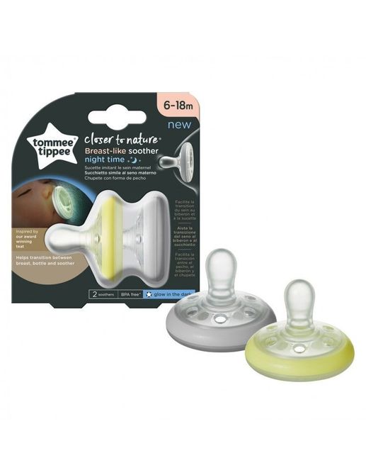 Залъгалка Подобна На Гърдите 6-18M 2 Бр - Залъгалки - Tommee Tippee - BebeMama