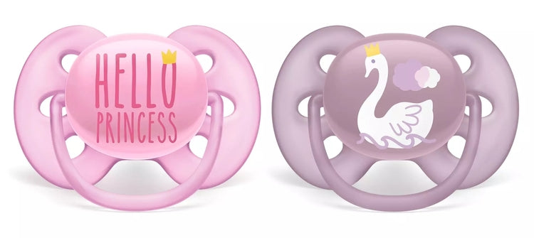 Залъгалки Ultra Soft 6-18 Girl,2 Броя - Залъгалки - Philips Avent - BebeMama