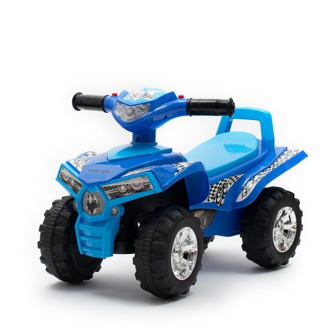 Мотор Quad Rider Със Звук В Синьо - Коли И Кончета За Яздене - Baby Mix - BebeMama