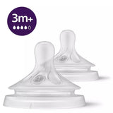 Биберони За Хранене Avent Natural Response 3+ Месеца, Сила На Потока 4, 2 Бр. - Биберони - Philips Avent - BebeMama