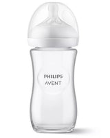 Бебешко Шише За Хранене Стъклено Avent Natural Response 240 Мл., 1+ Месеца - Шишета За Хранене - Philips Avent - BebeMama