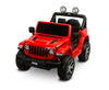 Офроуд Акумулаторен Автомобил Jeep Rubicоn Червен Caretero Toyz