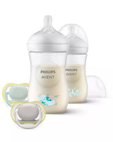 Philips Avent Set pentru bebeluși Natural Response 3.0 - 2 biberoane 260 ml + 2 suzete (0-6 ani) - Mare