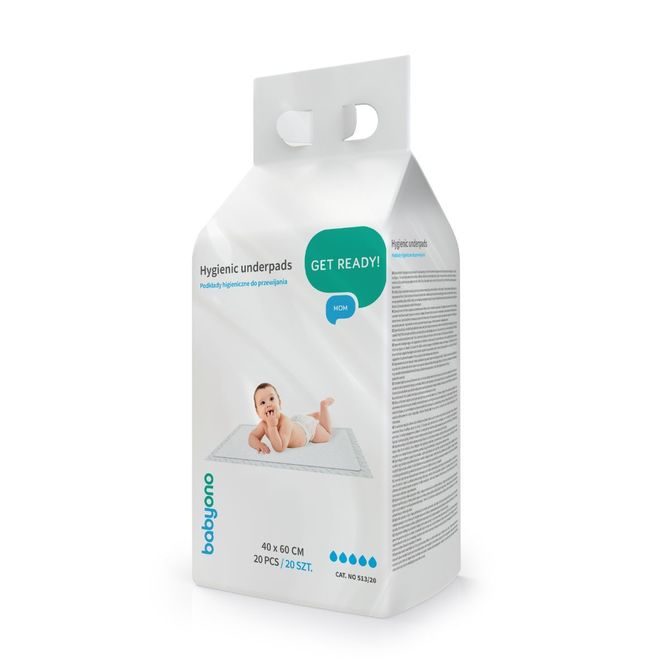 Подложка За Повиване 40 X 60 20 Бр - Протектор За Матрак - Babyono - BebeMama