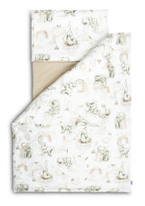 Set de lenjerie de pat Elefant în nori 100x135 cm 