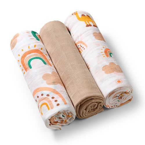 Муселинови Пелени Бежови 3 Бр - Пелени - Babyono - BebeMama