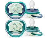 Нощна Залъгалка 6-18 Момче 2 Бр.Philips Avent Ultra Air Night - Залъгалки - Philips Avent - BebeMama