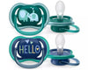 Залъгалка За Момче 18+ 2 Бр.Philips Avent Ultra Air Night - Залъгалки - Philips Avent - BebeMama