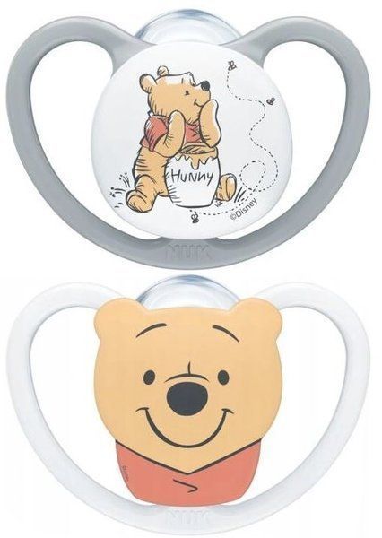 Силиконова Залъгалка Space 0-6 2 Бр./Кутия - Залъгалки - Nuk - BebeMama