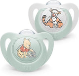 Suzetă din silicon Stea 0-6 2 buc./cutie
