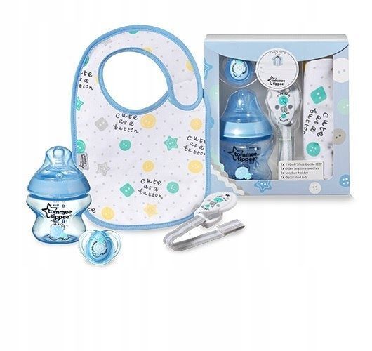 Подаръчен Комплект За Бебе Син - Комплекти За Хранене - Tommee Tippee - BebeMama