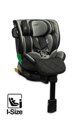Scaun auto Turox i-Size IsoFix 0-36Kg Grafit Caretero