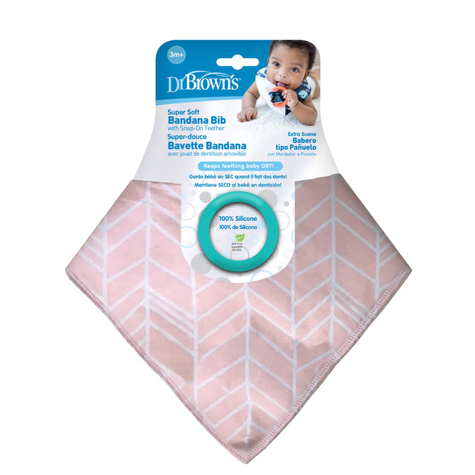 Лигавник С Гризалка Розов - Лигавници - Dr. Brown`S - BebeMama